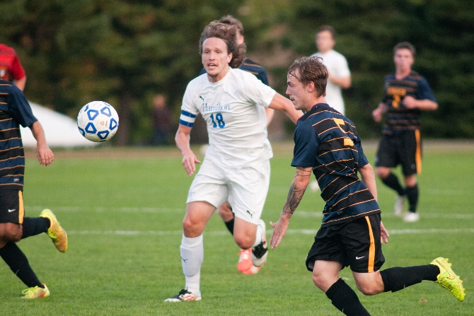 Frost '15 picks up all-NESCAC men's soccer team honor - News - Hamilton