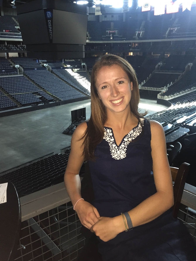 Katherine White ’16 at Home on the Ice
