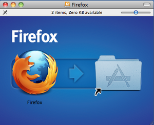 updating Firefox application