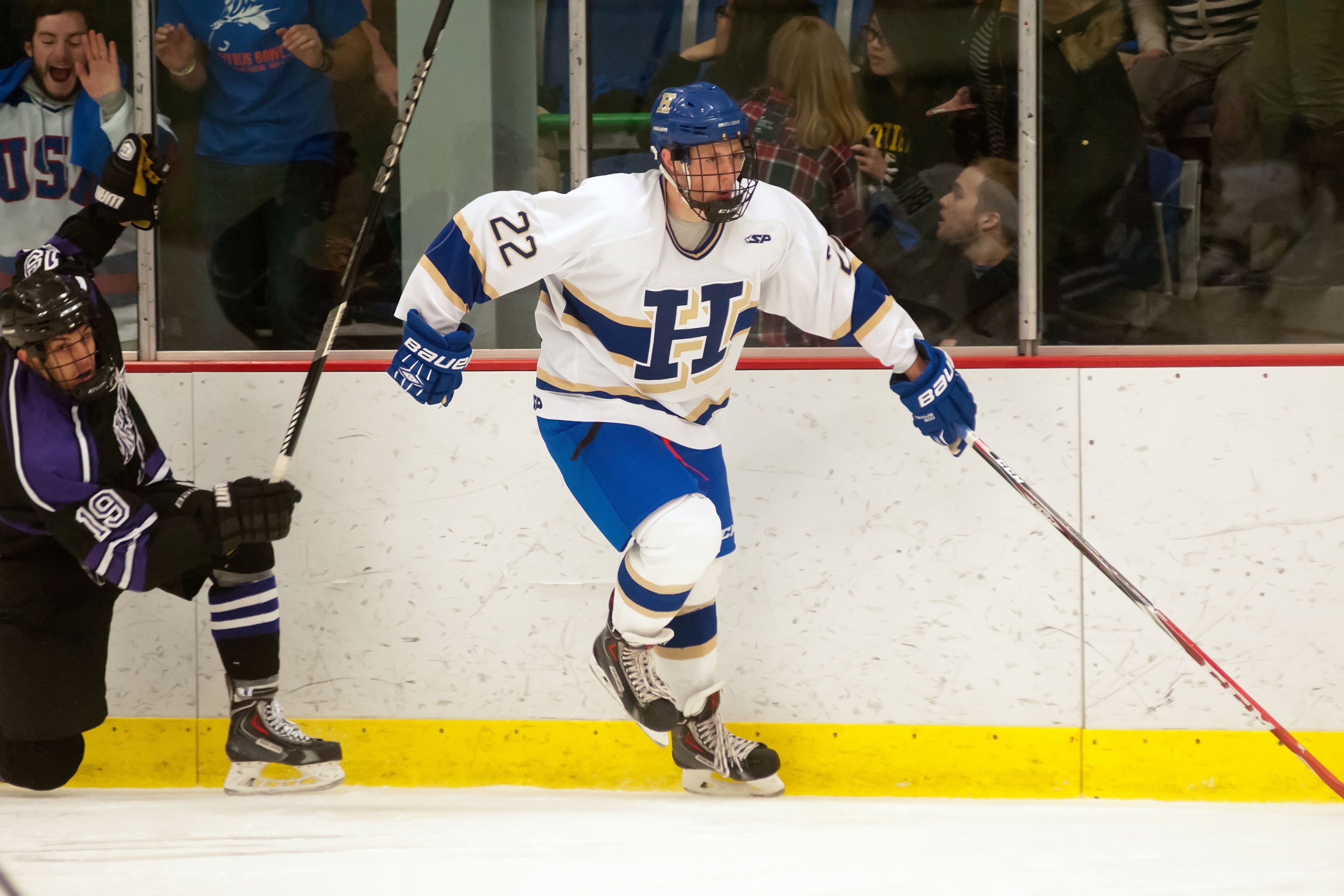 Men's hockey blanks Franklin Pierce 40 News Hamilton