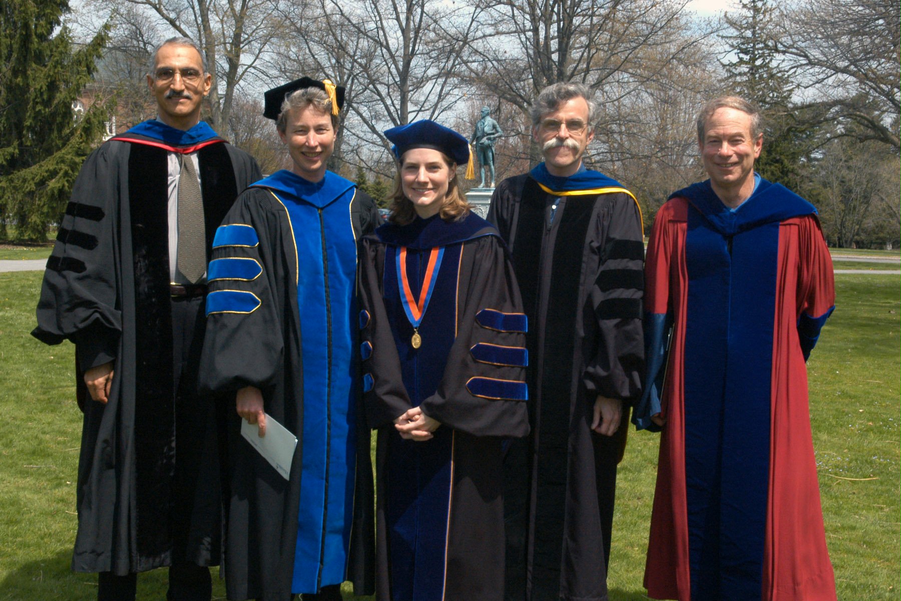 Frank Anechiarico, Ann Owen, Tara McKee, Nat Strout and Bob Simon