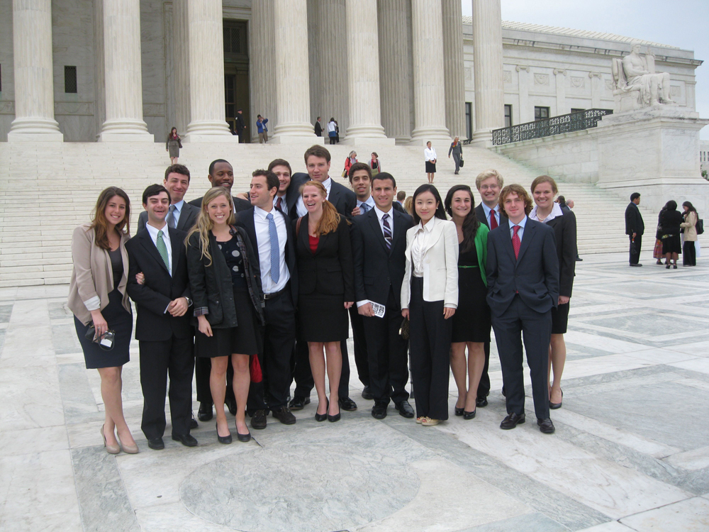 Program in Washington students at the U.S. Supreme Court