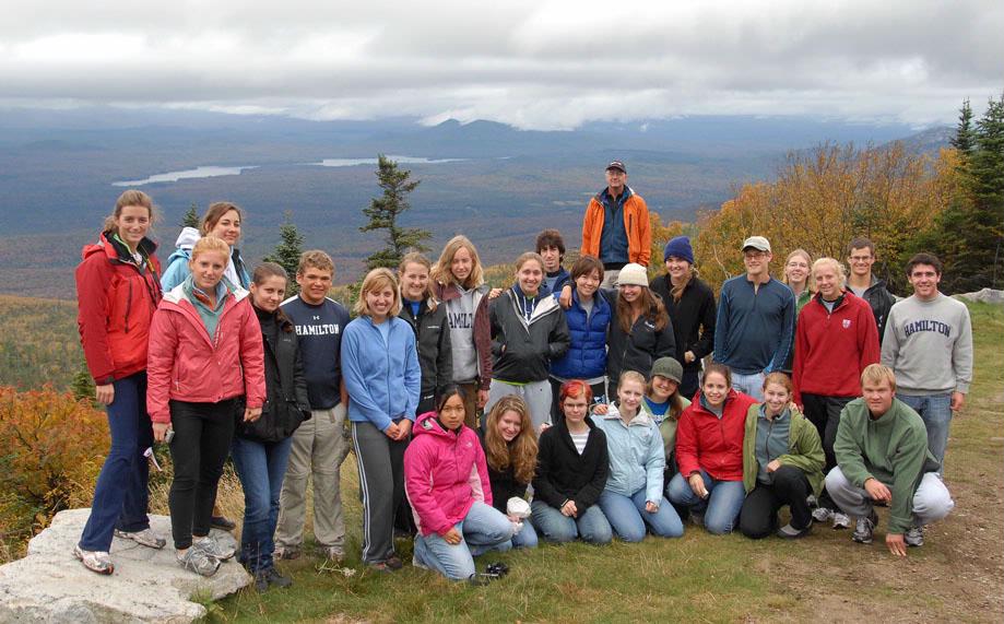 The ecology class on Whiteface Mountain.