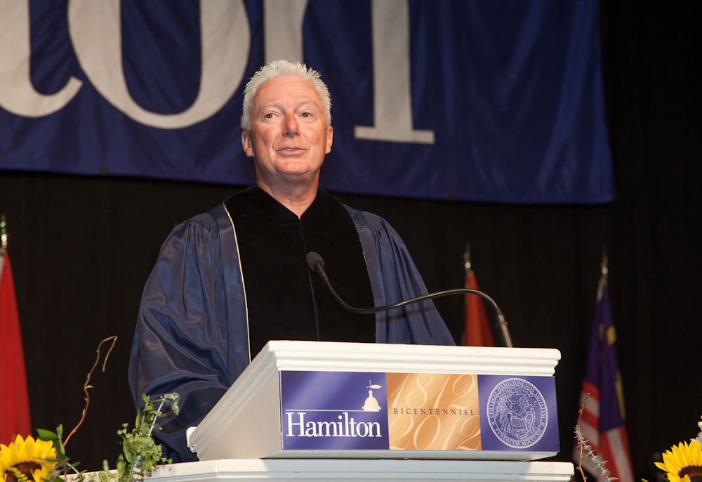 A.G. Lafley '69 addressed the graduates.