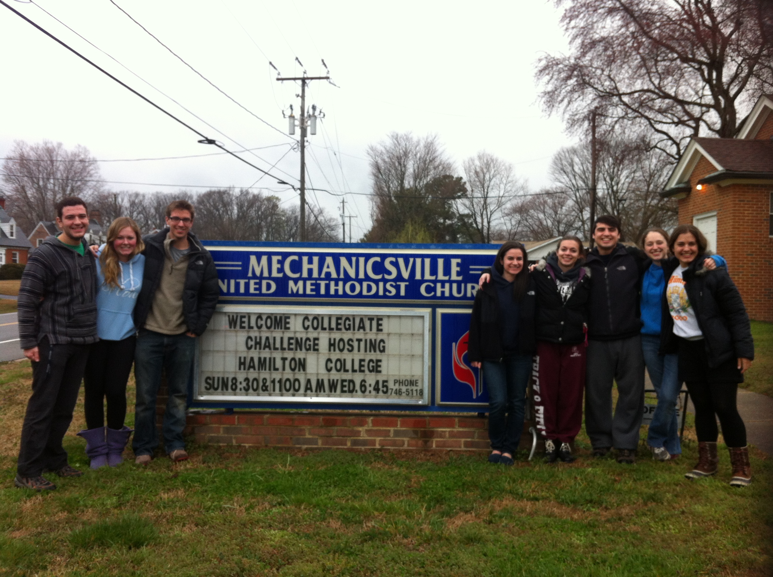 Hamilton ASB volunteers in Hanover County, Va.