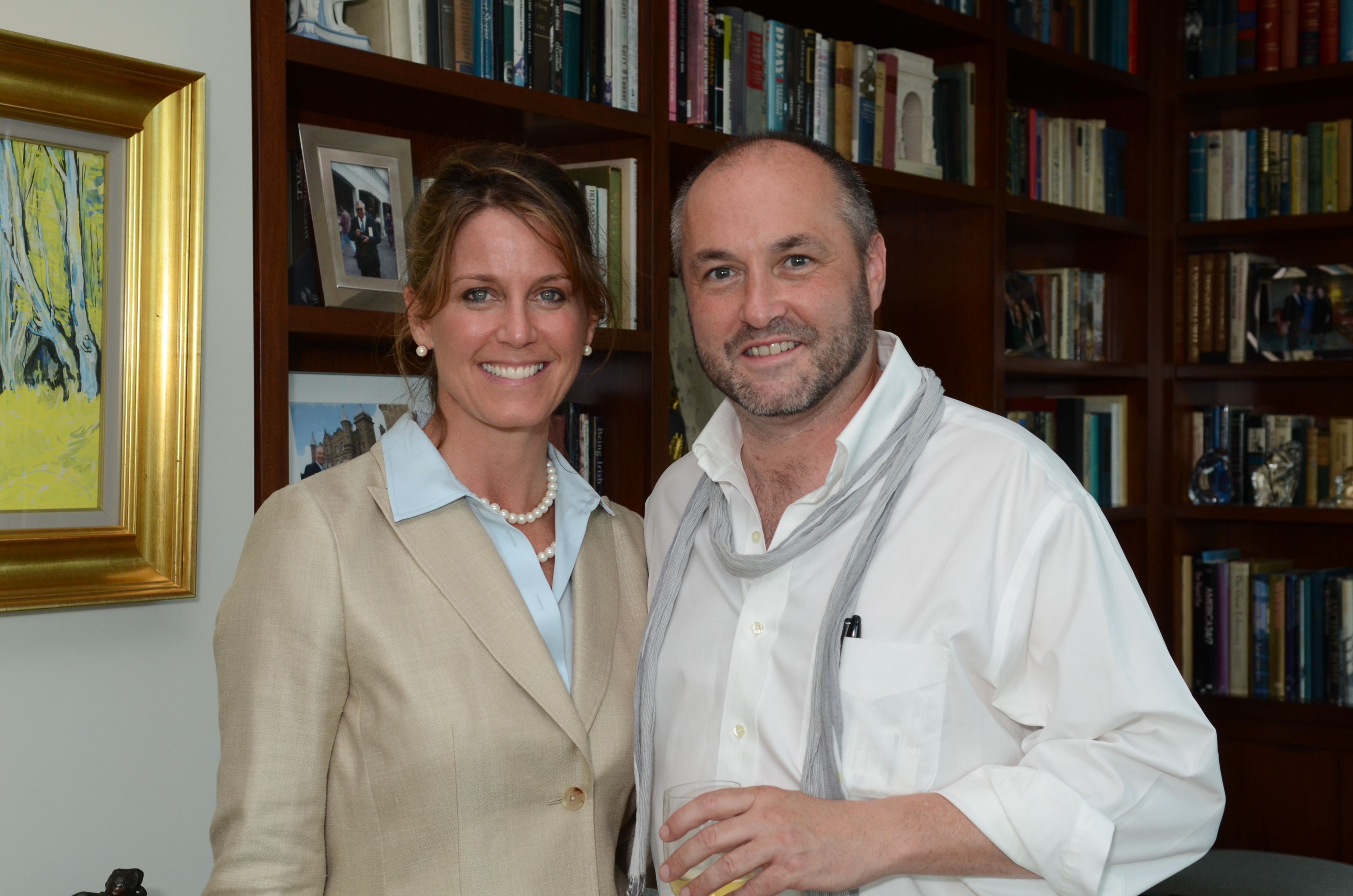 Lisa Consiglio and Colum McCann