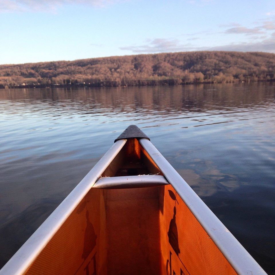 Early morning practice on Delta Lake.