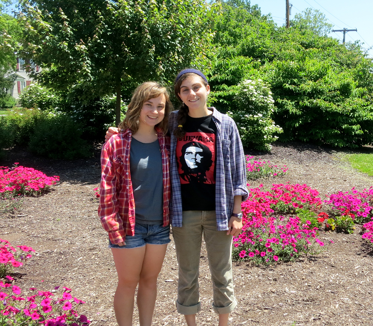 Kerri Grimaldi '15 and Deanna Nappi '15.