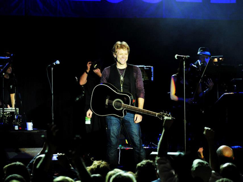 Jon Bon Jovi at the Hamilton benefit for the arts concert on Dec. 5.