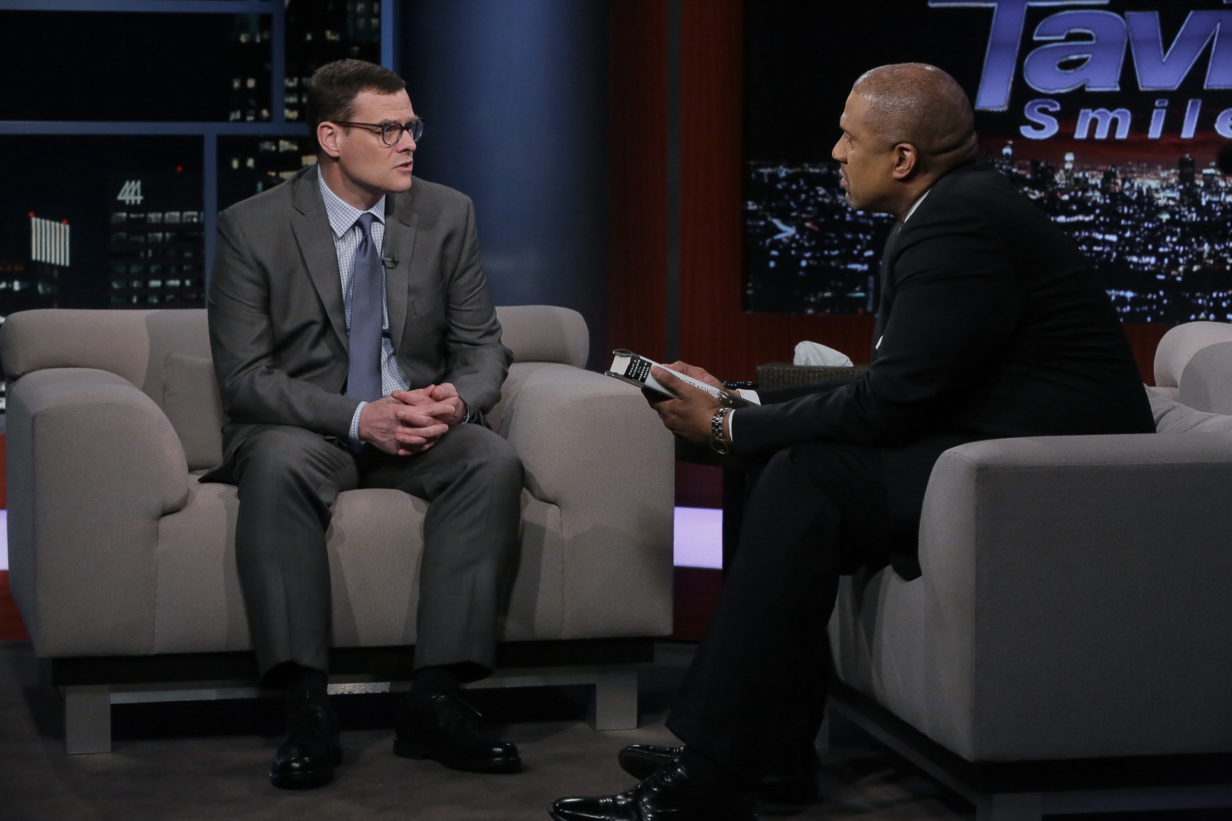 Philip Klinkner with Tavis Smiley