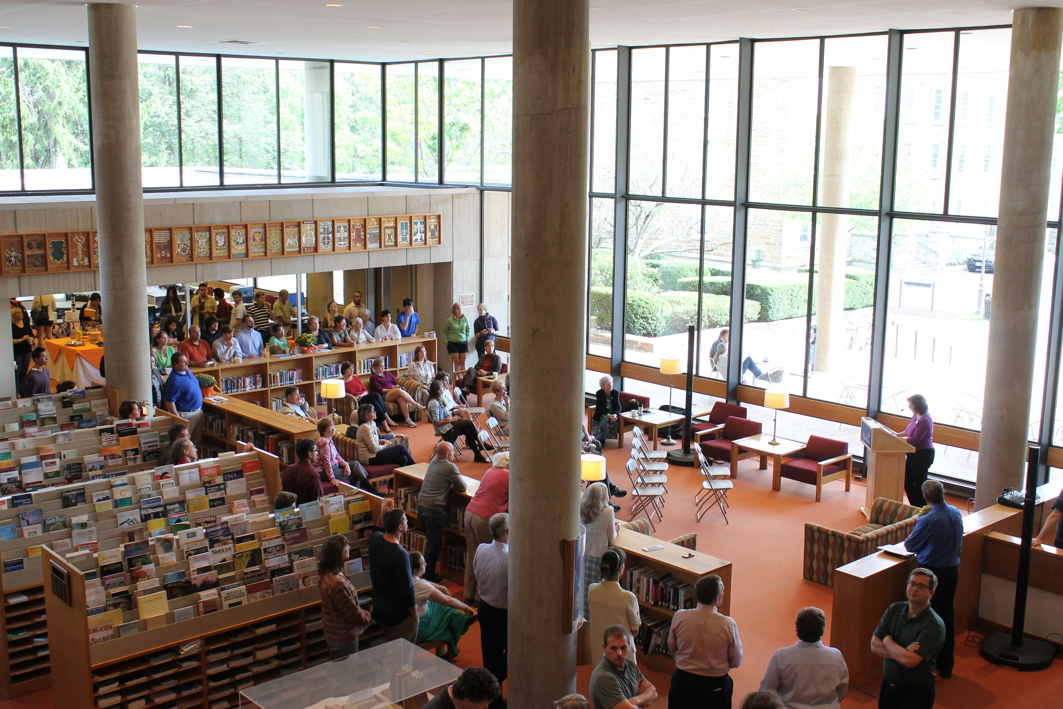 Burke Library hosted a celebration on Sept. 10 to commemorate its 40th birthday.