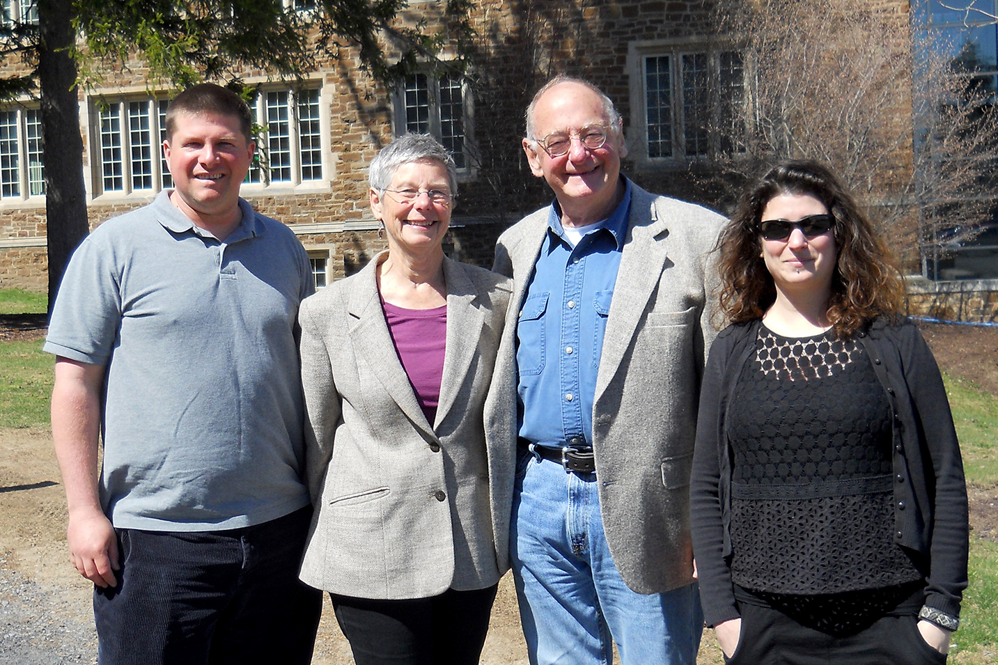 Christian Goodwillie, Carol McCord, Jim McCord, Janelle Schwartz '97.