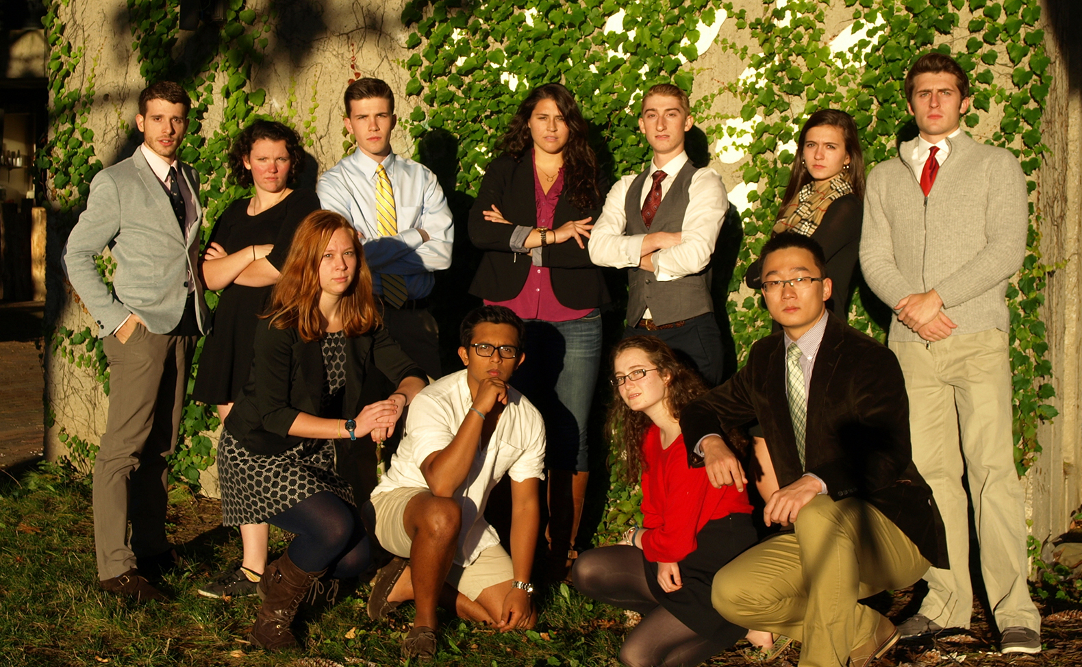 Hamilton's 2013-14 Mock Trial team.