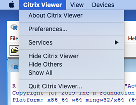 citrix receiver for mac shift key not working