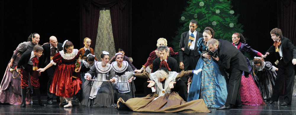 A scene from the Nutcracker.