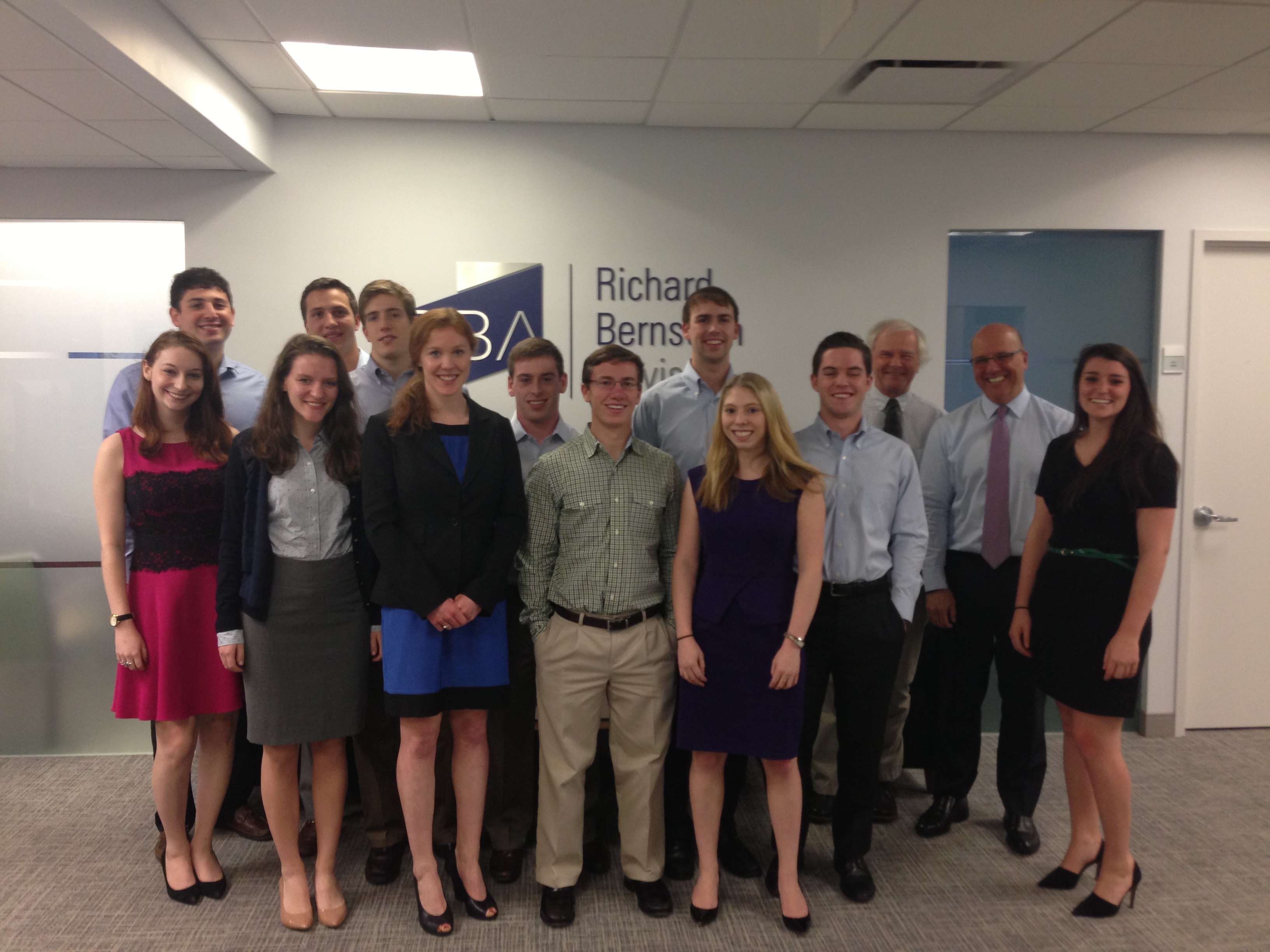 Hamilton students in the New York City Program with Rich Bernstein '80 and Prof. Derek Jones.