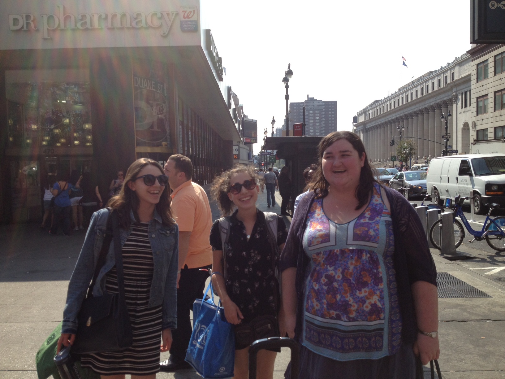 Senior creative writing concentrators from left, Sarah Sgro, Kina Viola and Sarah Destin.