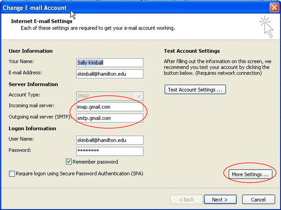 Gæsterne Spytte ud Almægtig Resource Center - Configuring Microsoft Outlook for HillConnect Mail - Hamilton College Gæsterne Spytte ud Almægtig Resource Center - Configuring Microsoft Outlook for HillConnect Mail - Hamilton College