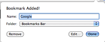 editing bookmarks in Chrome