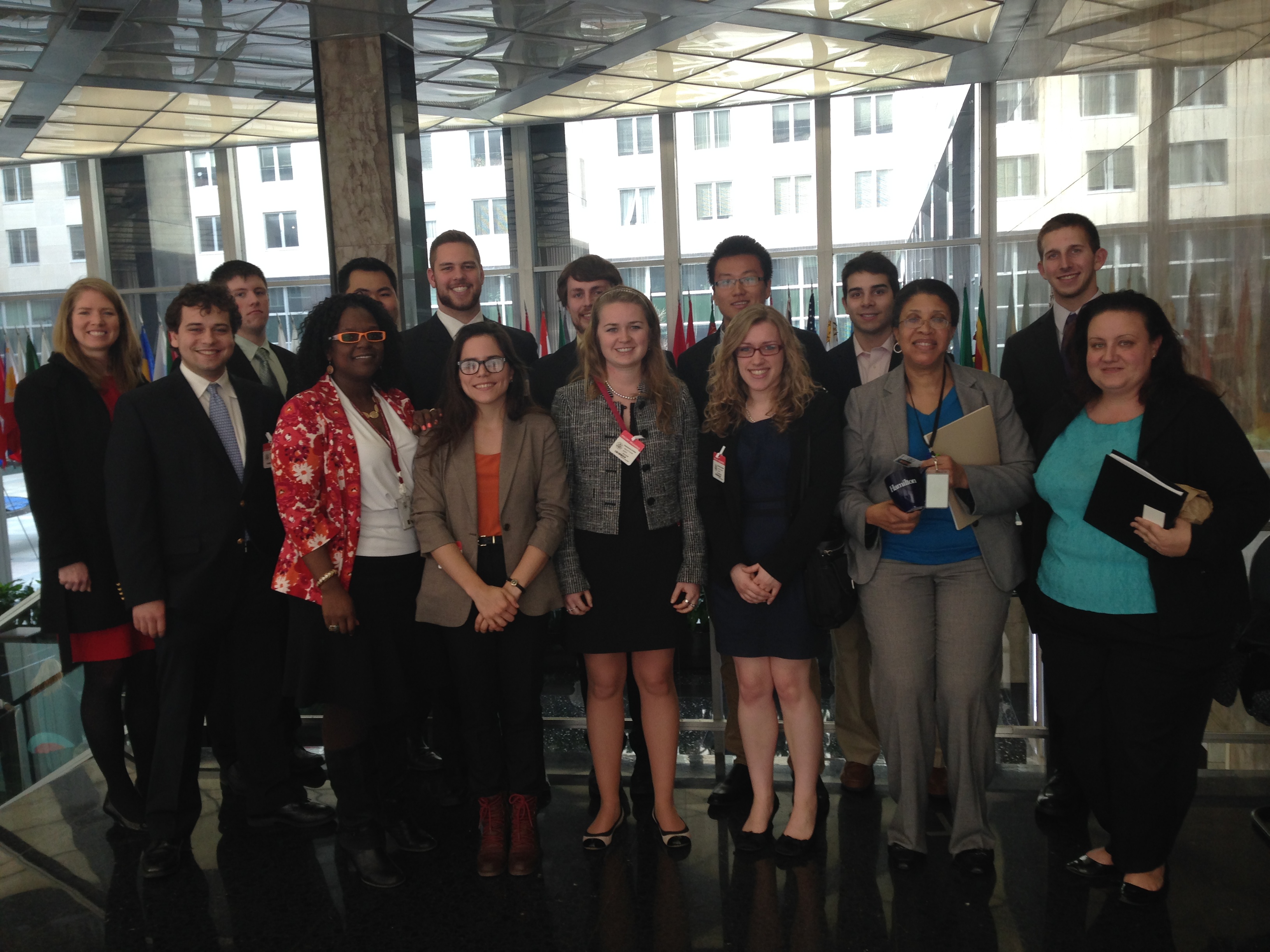 Program in Washington D.C. students at the State Department.