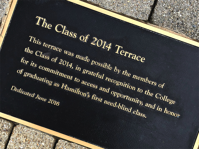The Class of 2014 Terrace