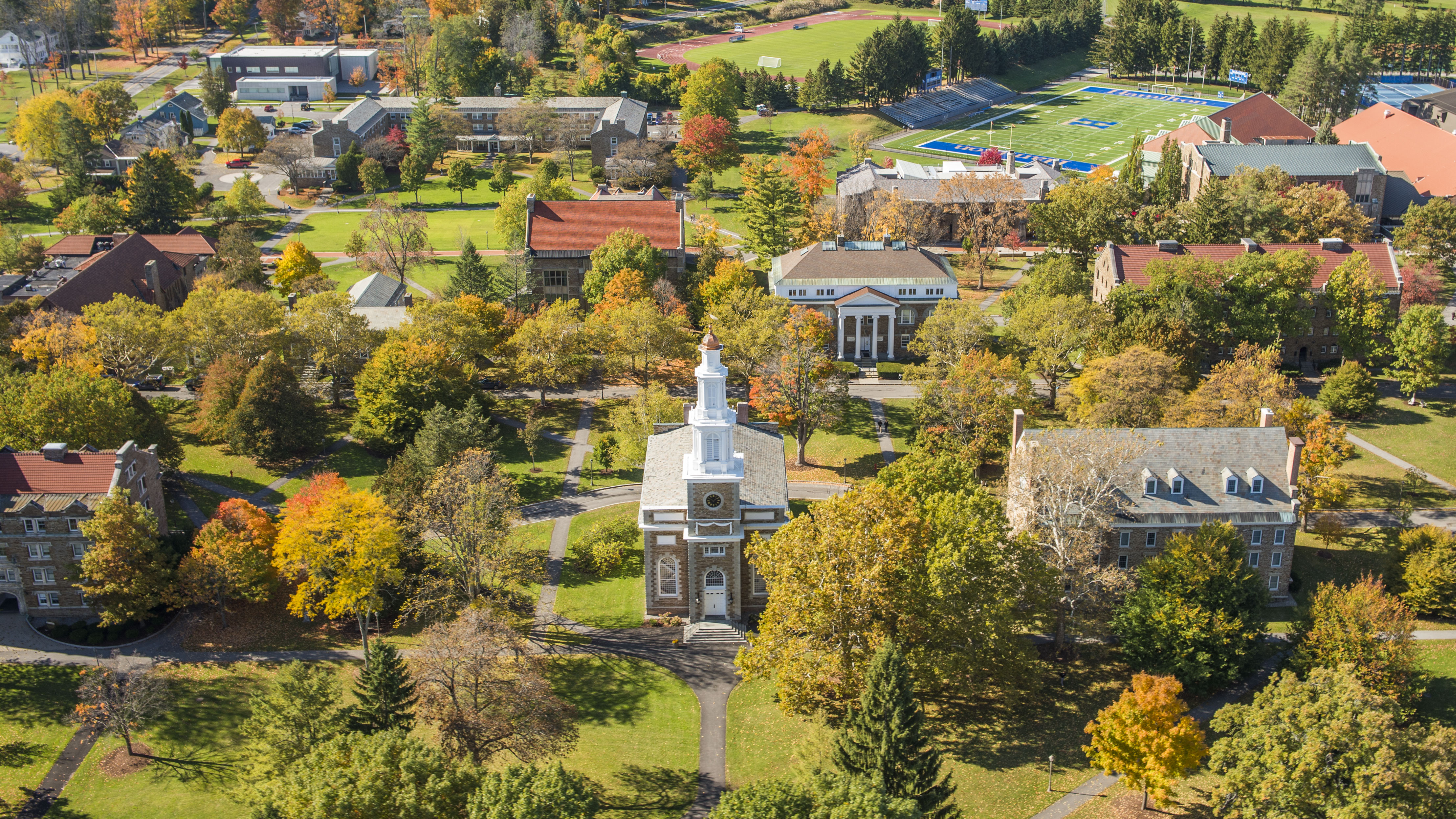Aerial of campus