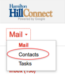click on contacts
